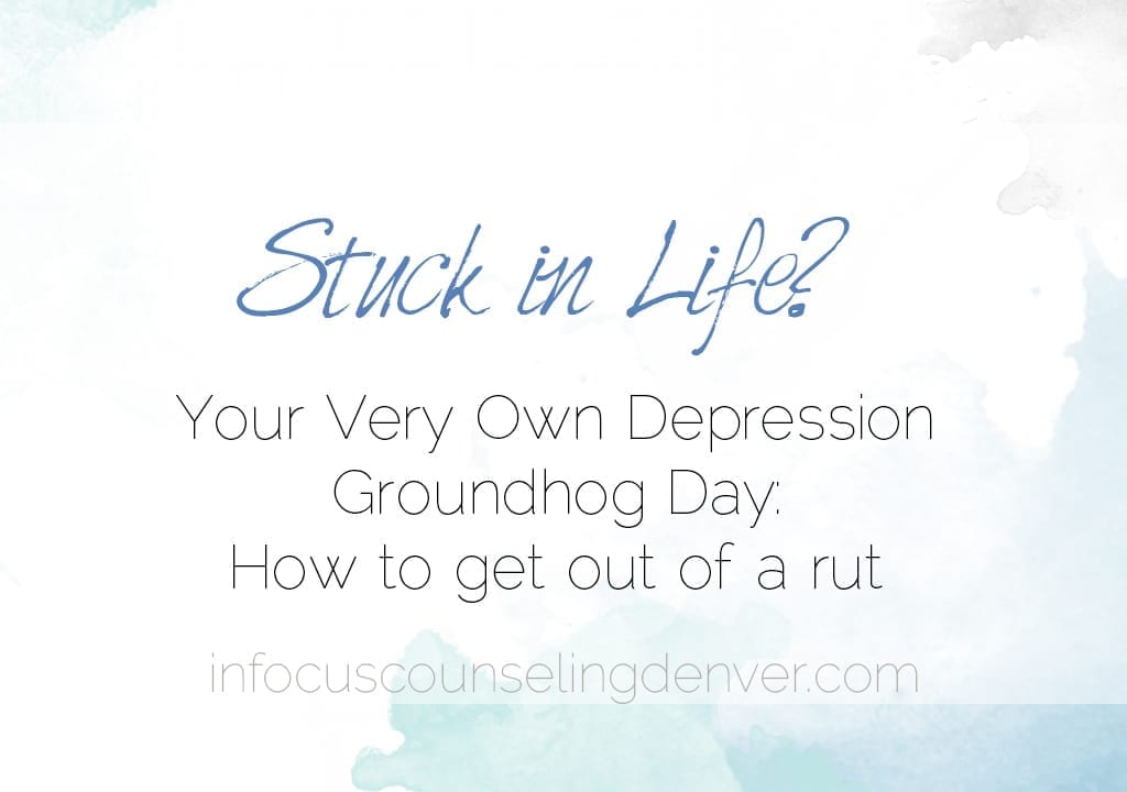 How to get out of a rut